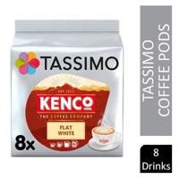Tassimo Kenco Flat White Pods 16's (8 Drinks)