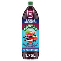 Robinsons NAS Double Concentrate Apple & Blackcurrant 1.75l