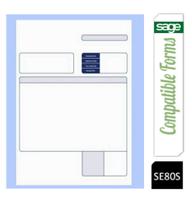 Sage (SE80S) SLINV1 Compatible A4 Invoice Forms 1-Part Pack 500's