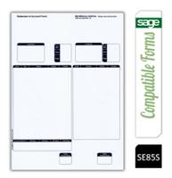 Sage (SE85S) SLSTATR1 Compatible A4 Statement/Remittance Advice Forms Pack 500's