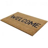 Fixtures Welcome 33.5x60cm PVC Backed Coir Door Mat