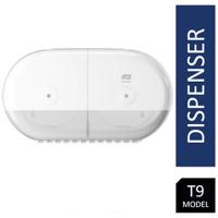 Tork T9 SmartOne White Twin Mini Toilet Paper Dispenser {682000}