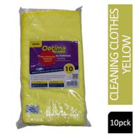 Janit-X Microfibre Cleaning Cloths Yellow Pack 10's
