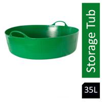 Gorilla Flexi Tub Green Shallow 35 Litre