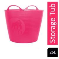 Gorilla Flexi Tub Pink 26 Litre