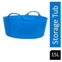Gorilla Flexi Tub Blue Shallow 15 Litre