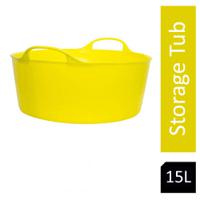 Gorilla Flexi Tub Yellow Shallow 15 Litre