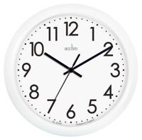 Acctim Abingdon White Wall Clock 25.5cm