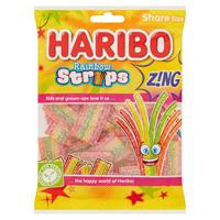 Haribo Rainbow Strips Zing 130g