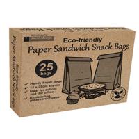Planit Eco Friendly Paper Sandwich Bags 25's