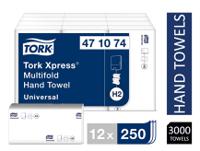 Tork Xpress Multifold Hand Towel H2 White 12 x 250 Sheets {471074}