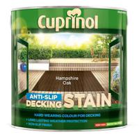 Cuprinol Anti-Slip Decking Stain HAMPSHIRE OAK 2.5 Litre