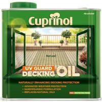 Cuprinol UV Guard Decking Oil NATURAL 2.5 Litre