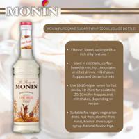 Monin Pure Cane Sugar Syrup 700ml (Glass)