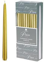 Price's 10” Venetian Wrapped Gold Candles 10's