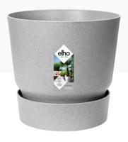 Elho Greenville Round Pot & Base LIVING CONCRETE 16cm