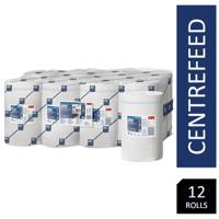 Tork Mini Centrefeed Roll 2-Ply 75m White Pack of 12 {101230}