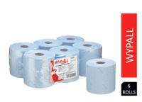 WypAll L10 Food & Hygiene Centrefeed Wiping Paper 1 Ply Blue 6's (7255)