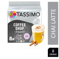 Tassimo Coffee Shop Chai Latte Pods 16's (8 Drinks)
