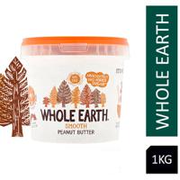 Whole Earth Smooth Peanut Butter 1kg