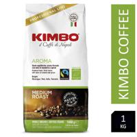 Kimbo Aroma 1kg Fairtrade & Organic Italian Coffee Beans