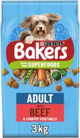 Bakers Beef & Veg Adult Dog Food 3kg