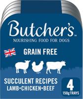 Butcher's Succulent Recipes Dog Food Trays 4x150g