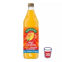 Robinsons Fruit Creations Orange & Mango Squash 1 Litre