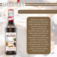 Monin Chocolate Cookie Coffee Syrup 700ml (Glass)
