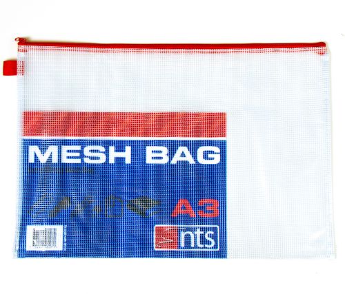 88014  A3 450mm x 310mm NTS Mesh Bag Extra Strong with Zipper