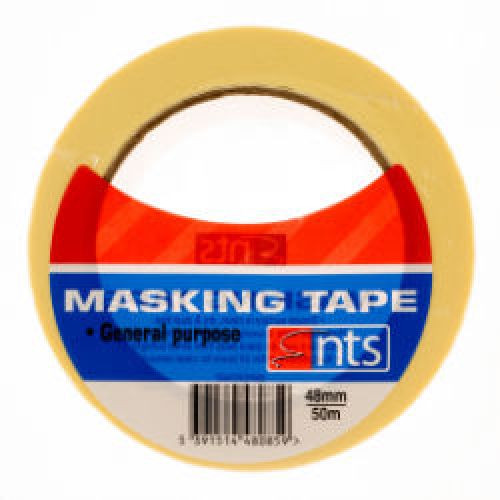 9560 48mm x 50m GP Paper Masking Tape Individually Wrapped - Tower Packs