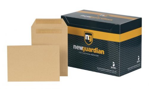 New Guardian Envelope C5 Press Seal Manilla 135gsm Box250 #D26103