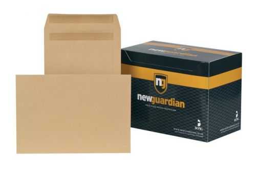 New Guardian Envelope C4 PressSeal Manilla 135gsm Box250 #L26303