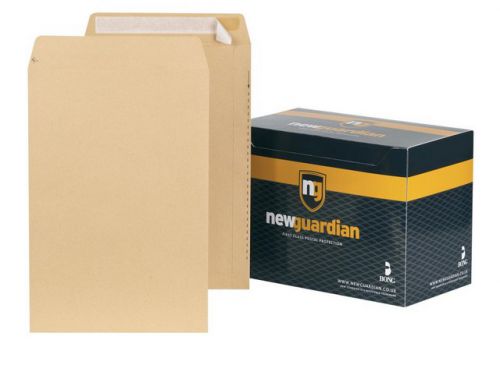 New Guardian Envelope 381x254mm Manilla 135gsm Peel/Seal Box 125 #E23513