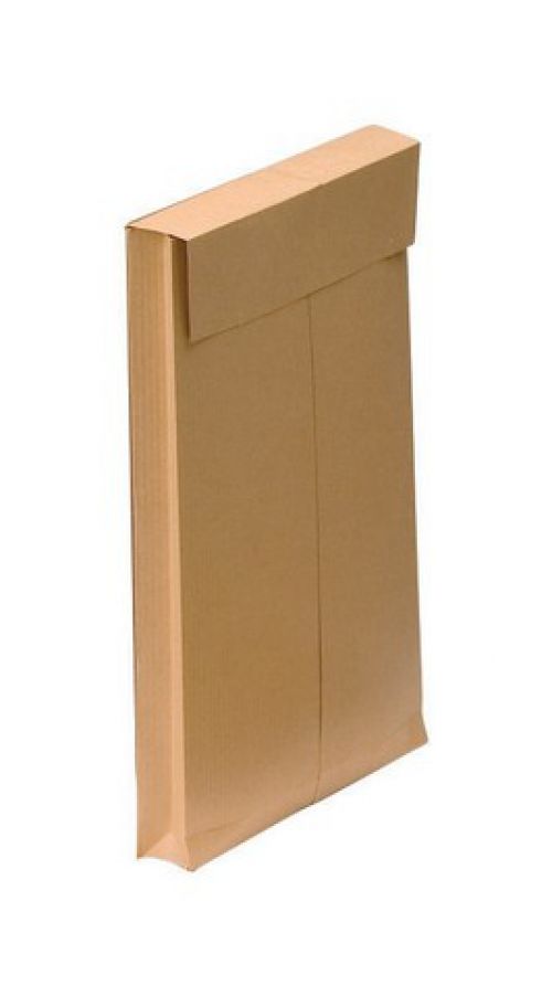 New Guardian Gusset Envelope Peel/Seal Manilla 135gsm 305x254x25mm Box100