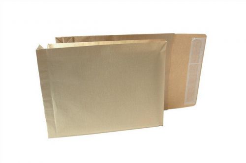 New Guardian Armour Gussets 330x260x50mm Manilla 130gsm Peel&Seal Box100 #J28203