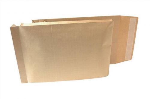 New Guardian Armour Gussets 470x300x70mm Manilla130gsm Peel & Seal Box100 #B28513