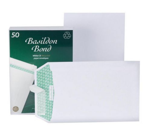 BBond Envelpes C5Wht 120gsm S/wrap Pk50 #282726
