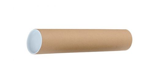 Cardboard Postal Tube 450x76mm Dia Pk12 #539397