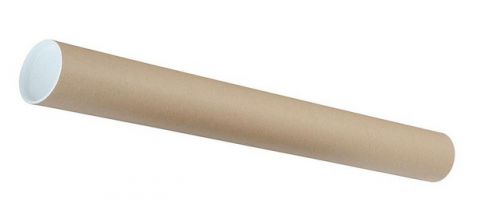 Cardboard Postal Tube 760x76mm Dia Pk12 #539419