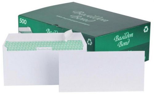 Basildon Bond Envelope DL White 100gsm Boxed 500 #C80116