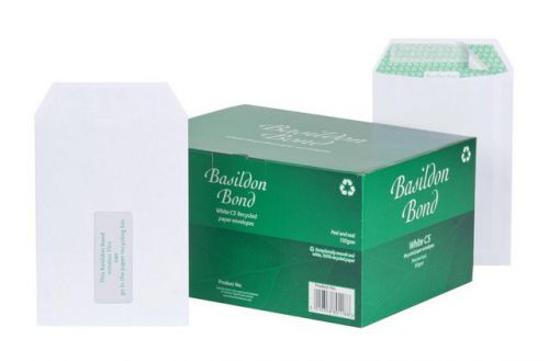Basildon Bond Envelope C5 White Window 100gsm Box500 #J80119