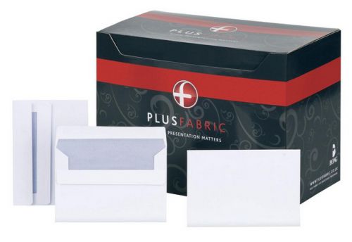 Plus Fabric C6 Press Seal Envelopes Pack 500 #F23470