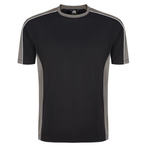 Avocet Wicking T-Shirt - 4XL - Black - Graphite