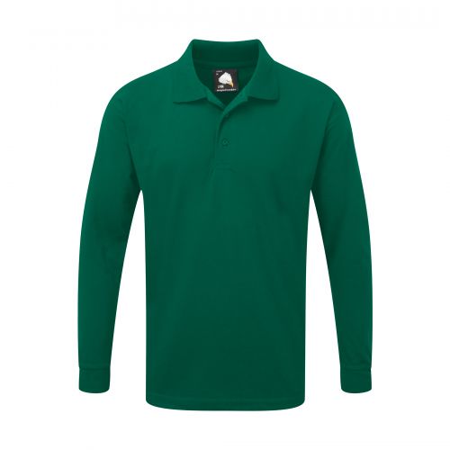 Weaver Premium L/S Poloshirt - 2XL - Bottle