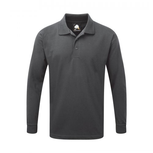 Weaver Premium L/S Poloshirt - 2XL - Graphite
