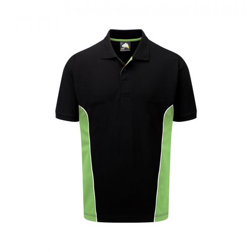Silverswift Poloshirt - 2XL - Black - Lime