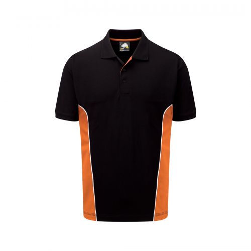 Silverswift Poloshirt - 2XL -Black - Orange