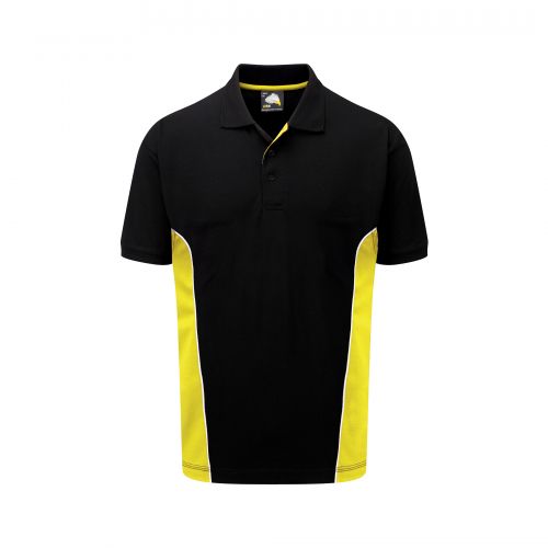Silverswift Poloshirt - 2XL - Black - Yellow