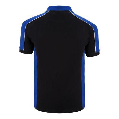 Avocet Poloshirt - 3XL - Black - Royal Blue Polo Shirts and T-Shirts 1188-3XL-BKRY